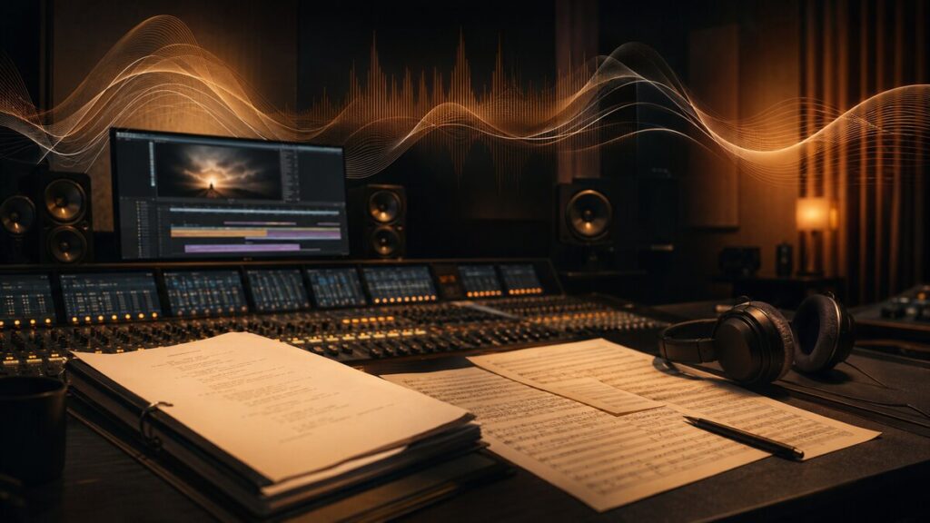 Proceso de creación de una banda sonora para cine