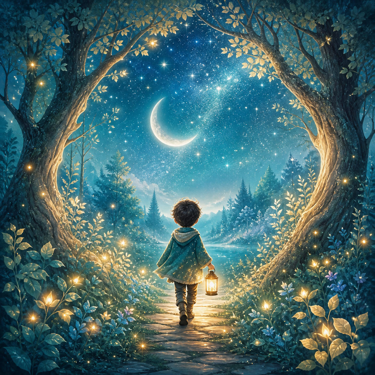 Portada ilustrada de El bosque de las estrellas